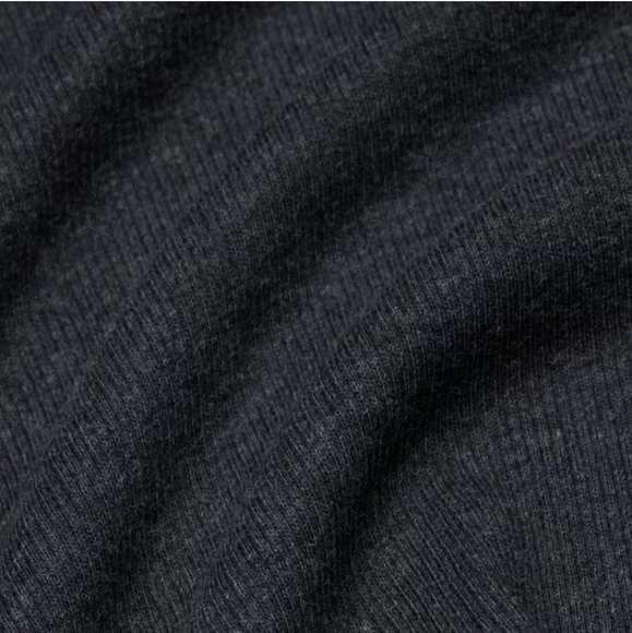 Aritzia Homestretch Heather Admiral Navy Ribbed Drawstring Pants - Picture 2 of 5